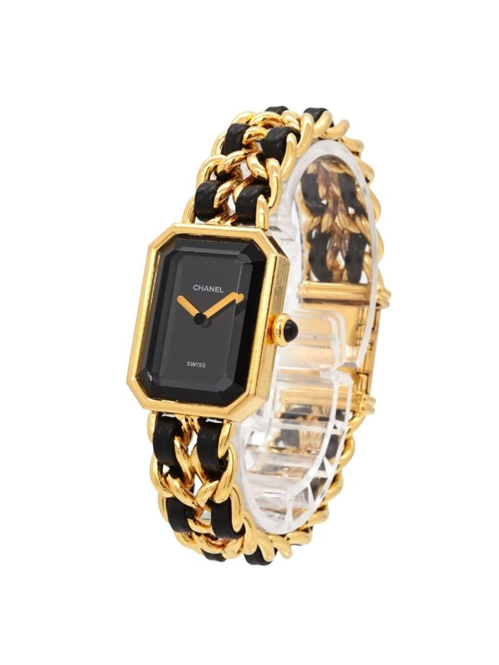Chanel Premiere M Vintage Watch Black Gold - Picture 2 of 6